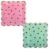 Pink & Green Polka Dot Dinner Plate Set 8ct