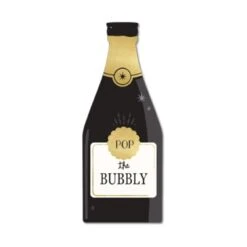 Pop The Bubbly Bottle Lunch Napkins 18ct