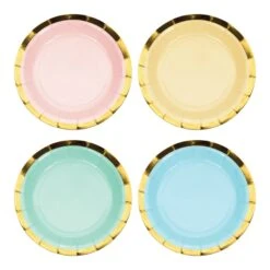Creative Converting Pretty Pastel Dessert Plates 8ct