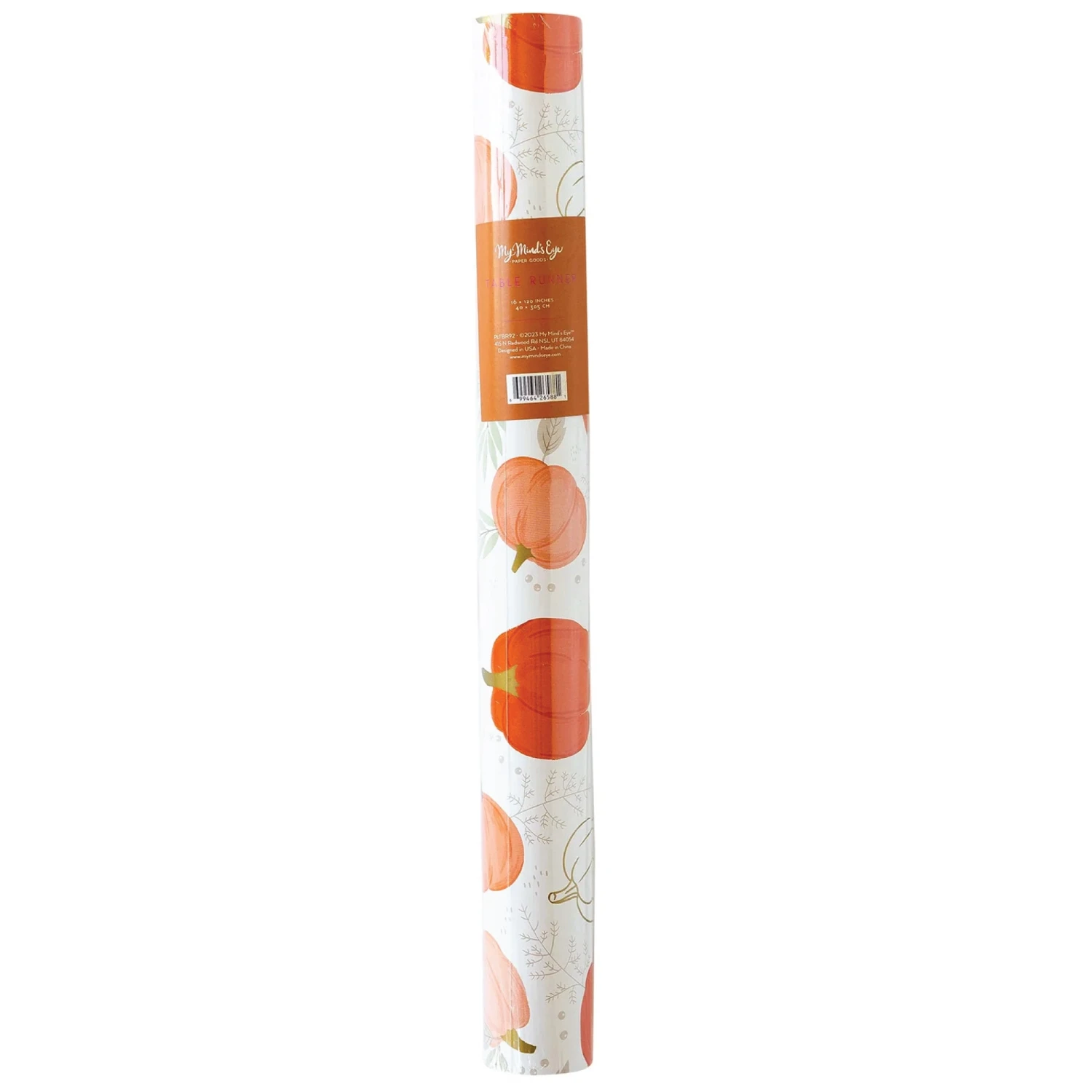 Pumpkin Patch Paper Table Runner 10ft - Image 2
