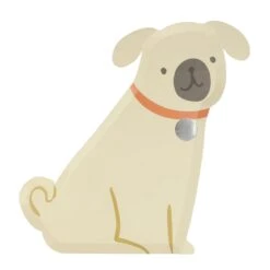 Meri-Meri Pug Lunch Plates 8ct