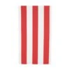 Cherry Red Cabana Striped Paper Guest Towels 20ct