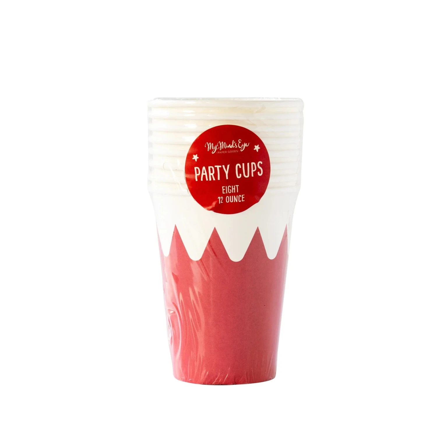 Red Elf Collar Paper Cups 8ct - Image 2