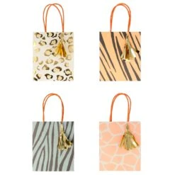 Meri-Meri Safari Animal Print Favor Bags 8ct