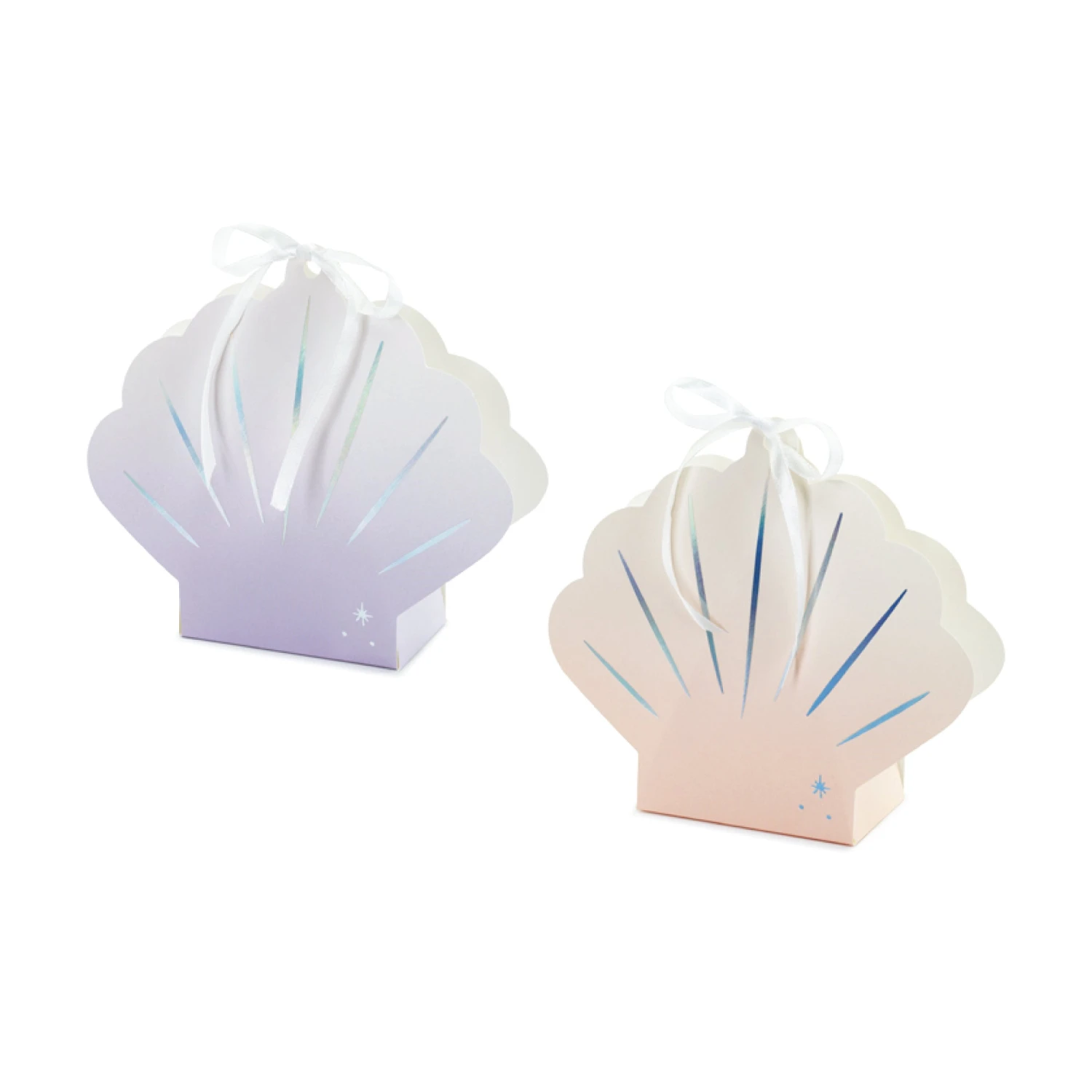 Seashell Treat Boxes 4ct