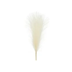 Cream Artificial Pampas Grass Stem 17.7in