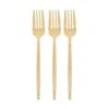 Modern Gold Plastic Forks 20ct