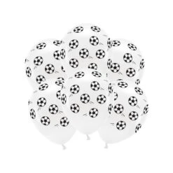 Soccer Ball Latex Balloons 6ct