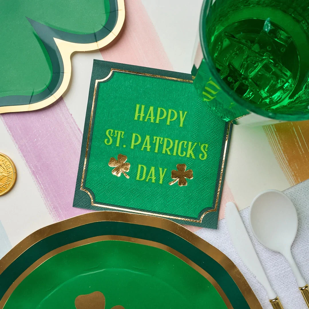 Happy St. Patrick's Day Dessert Napkins 16ct - Image 2