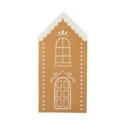 Tall Gingerbread House Paper Guest Napkins 24ct
