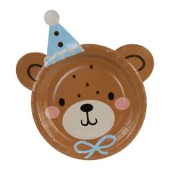 Teddy Bear Party Dessert Plates 6ct