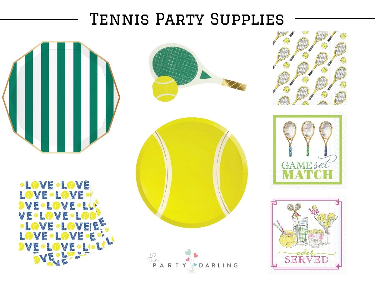 Game Set Match Tennis Dessert Napkins 20ct - Image 2