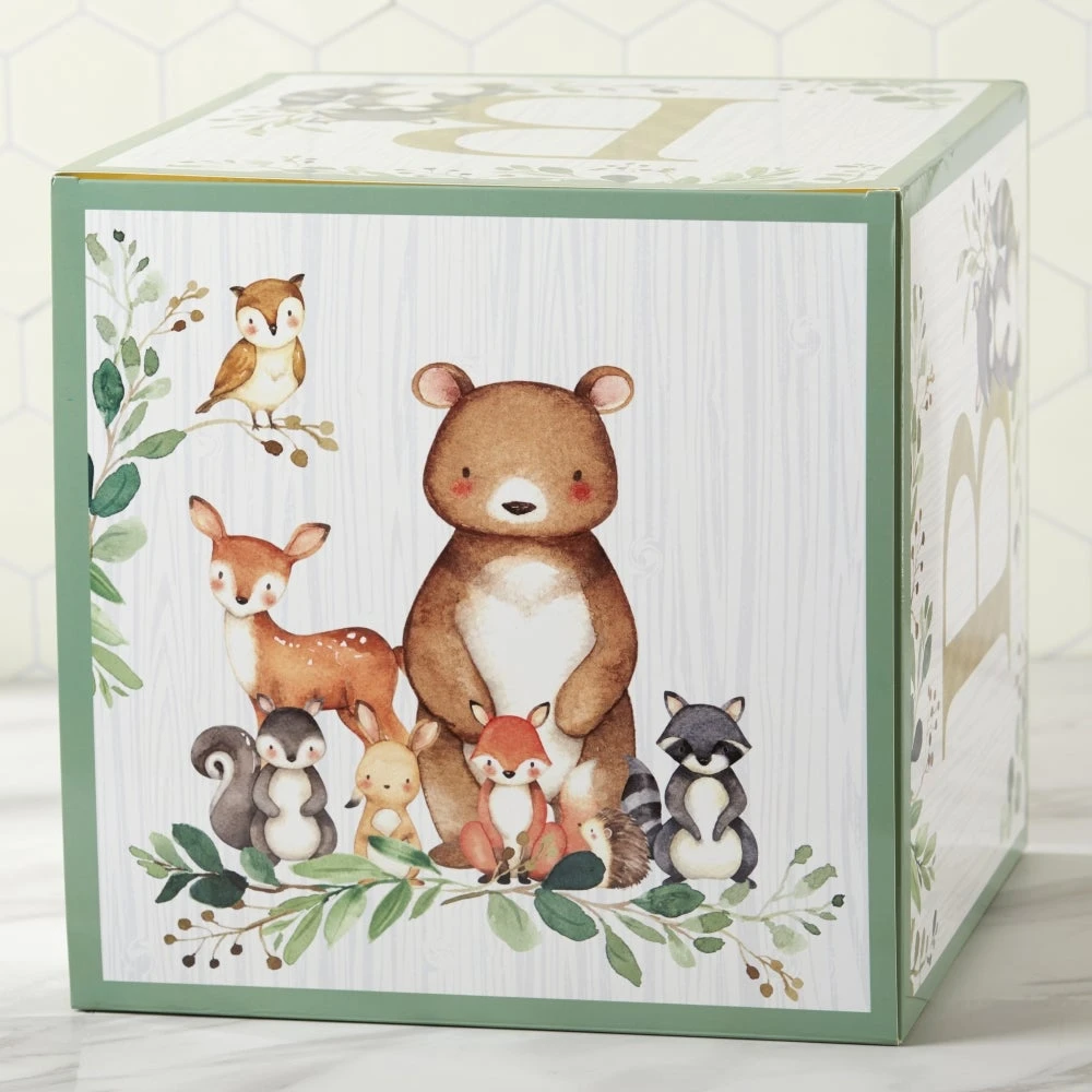 Woodland Baby Block Decorations - Image 4