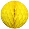 Yellow Honeycomb Tissue Ball