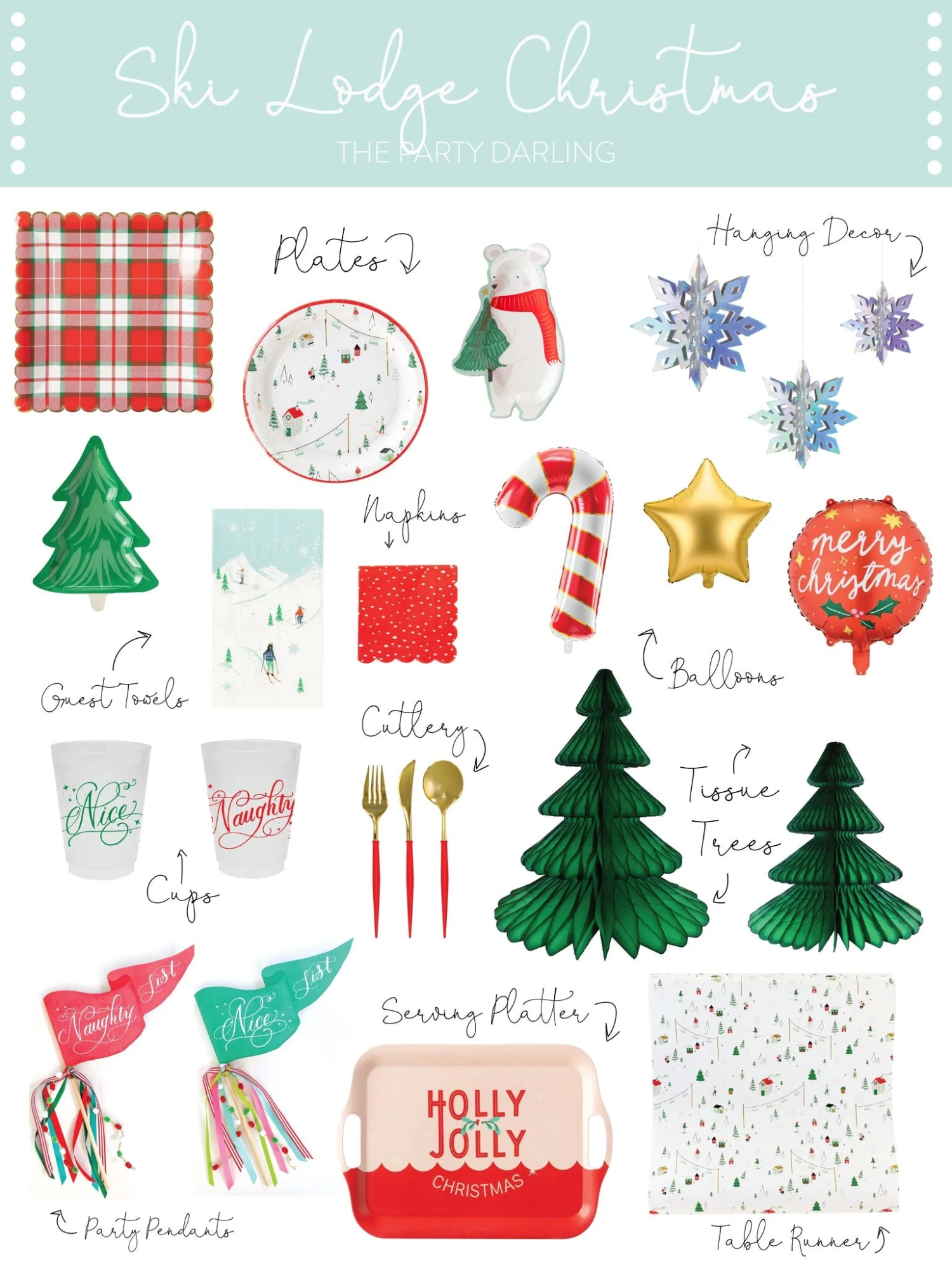 Pine Tree Lunch Plates 8ct - Image 7